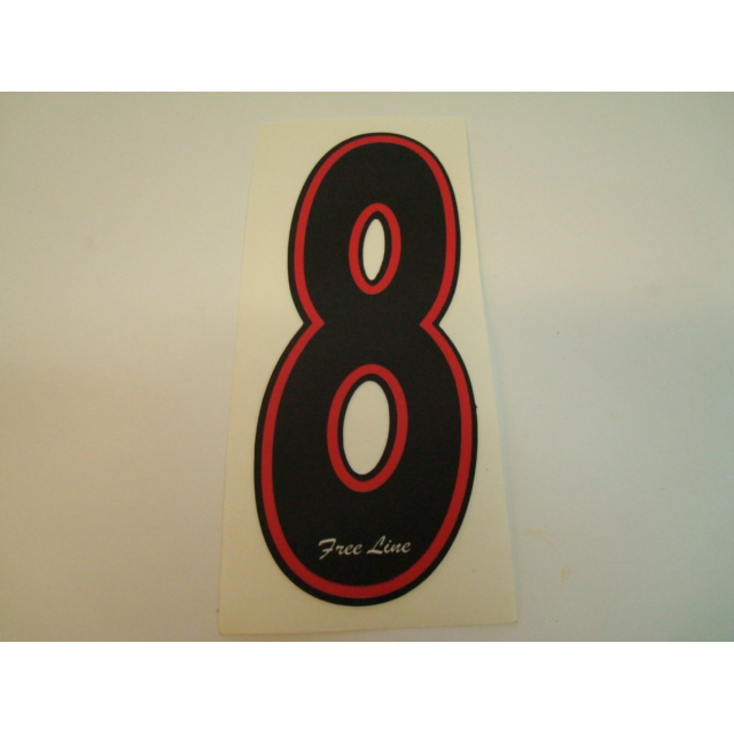 NUMERO FREELINE "8 ROSSO/NERO