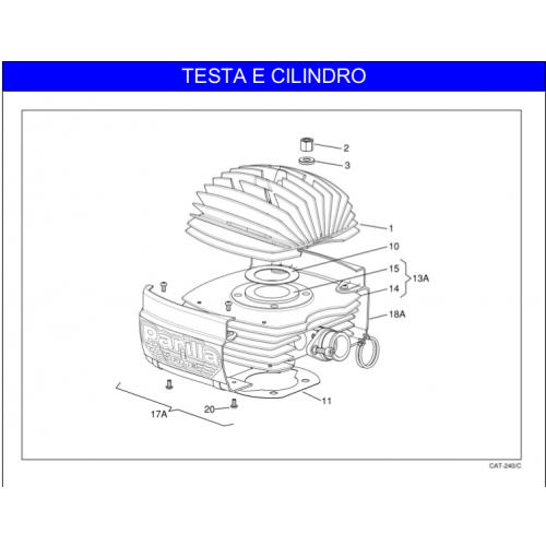 CILINDRO E TESTA IAME 60cc 2008