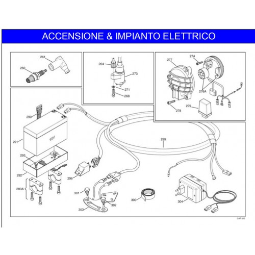 ACCENSIONE - SISTEMA ELETTRICO IAME 60cc 2010