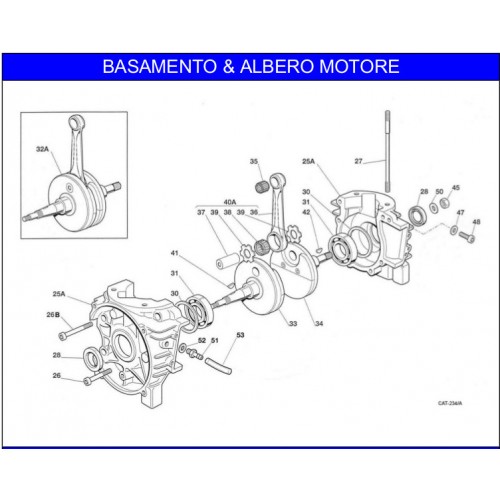 BASAMENTO MOTORE IAME 60cc 2011-2012