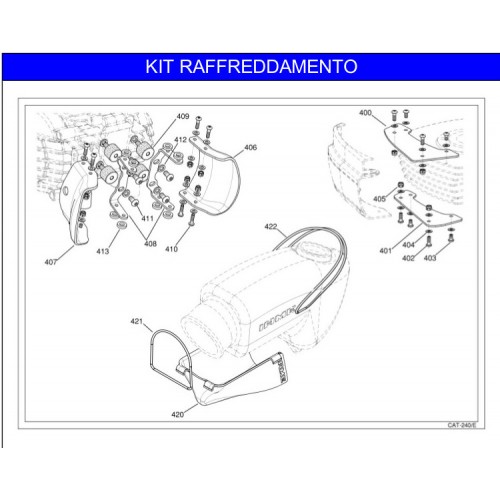 KIT RAFFREDDAMENTO IAME 60cc 2015