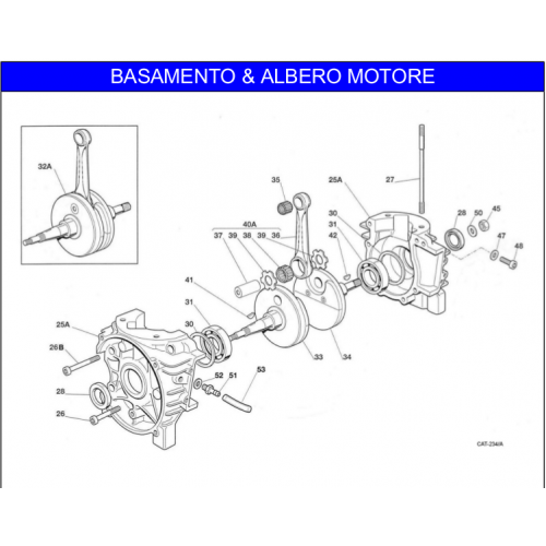 BASAMENTO MOTORE IAME 60cc 2018