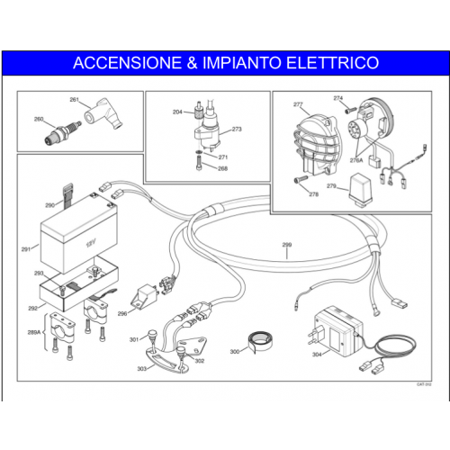 ACCENSIONE - IMPIANTO ELETTRICO IAME 60cc 2018