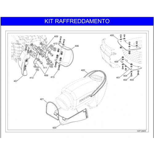 KIT RAFFREDDAMENTO IAME 60cc 2018