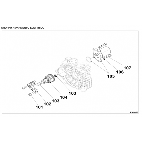 GRUPPO AVVIAMENTO ELETTRICO IAME GR3 60 cc 2021