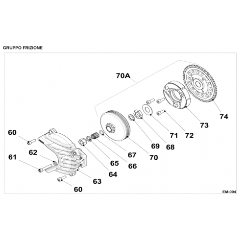 GRUPPO FRIZIONE IAME GR3 60 cc 2021
