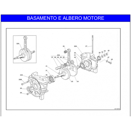 BASAMENTO MOTORE IAME LEOPARD 125cc