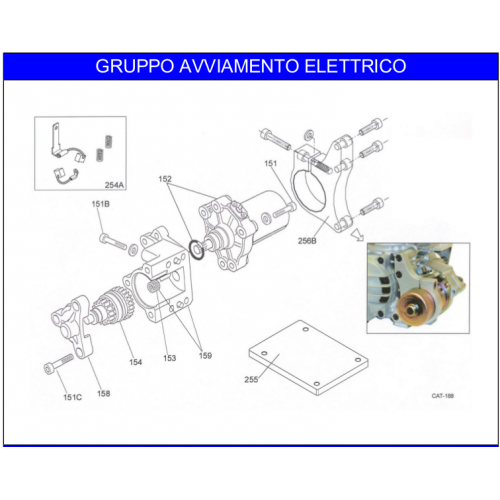 MOTORINO AVVIAMENTO IAME LEOPARD 125cc