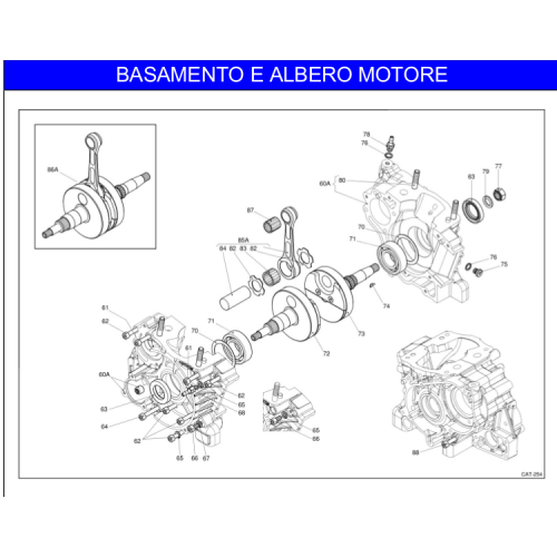 BASAMENTO MOTORE IAME REEDSTER 2009 KF