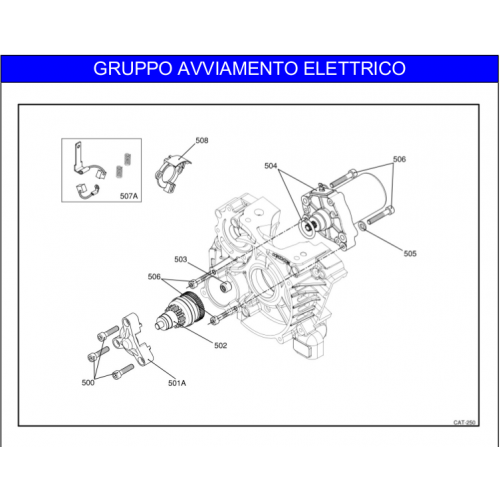 MOTORINO AVVIAMENTO IAME REEDSTER 2009 KF