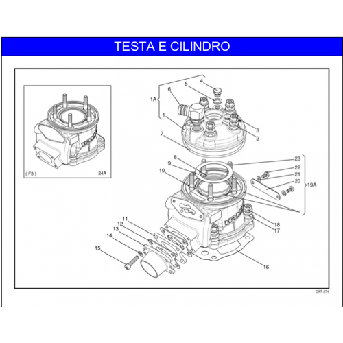 CILINDRO E TESTA MOTORE IAME REEDSTER 2009 KF