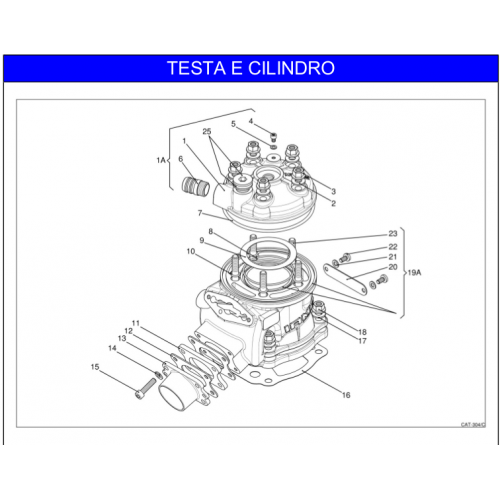 CILINDRO E TESTA MOTORE IAME REEDSTER 2012 KF