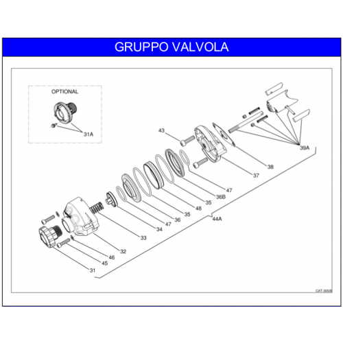 VALVOLA SCARICO IAME REEDSTER 2012 KF