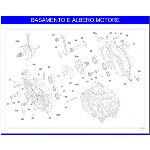 BASAMENTO MOTORE IAME SCREAMER 2 2017 KZ