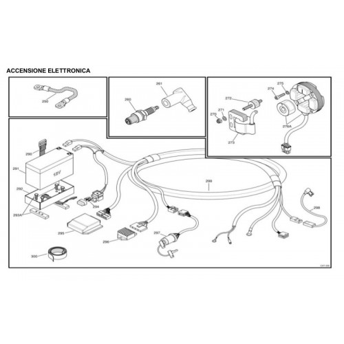 ACCENSIONE ELETTRONICA IAME X30 125cc 2008-2012