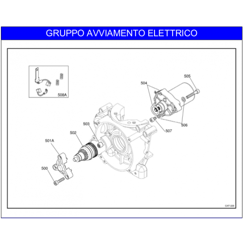 MOTORINO AVVIAMENTO IAME X30 125cc 2016