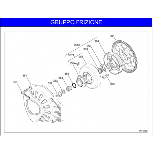 FRIZIONE IAME X30 125cc 2018-2019