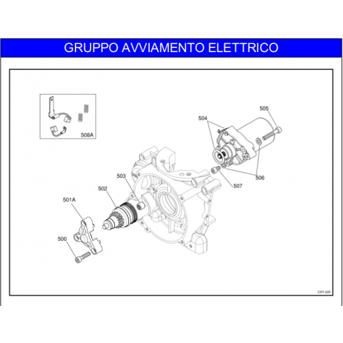 MOTORINO AVVIAMENTO IAME X30 125cc 2018-2019