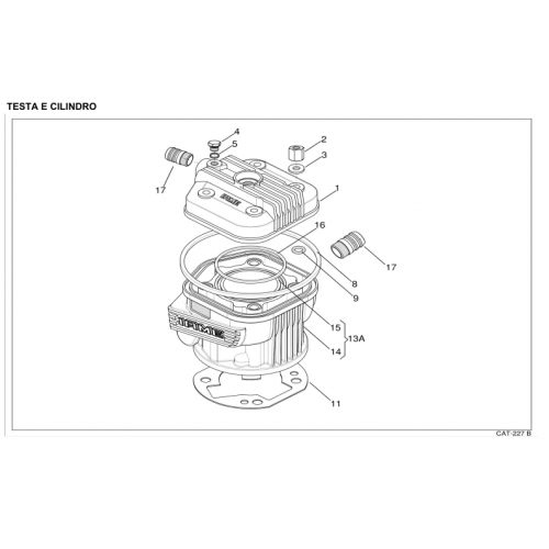 TESTA E CILINDRO IAME X30 125cc 2021