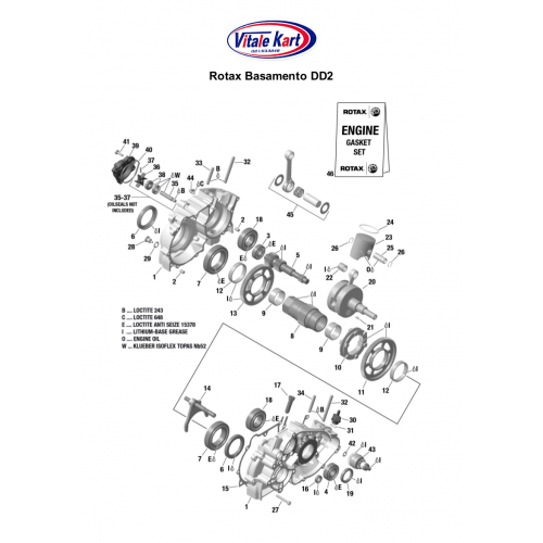 BASAMENTO ROTAX DD2