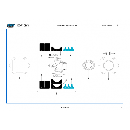 PACCO LAMELLARE TM KZ-R1