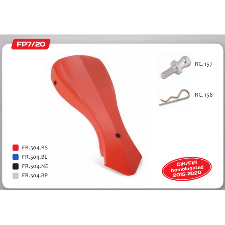 PORTANUMERO ANT.FP7/20 ROSSO KG