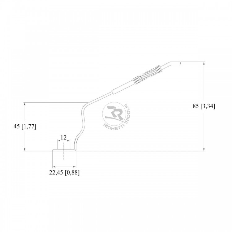 SONDA AIM SOTTOCANDELA 14mm CAVO 150Cm