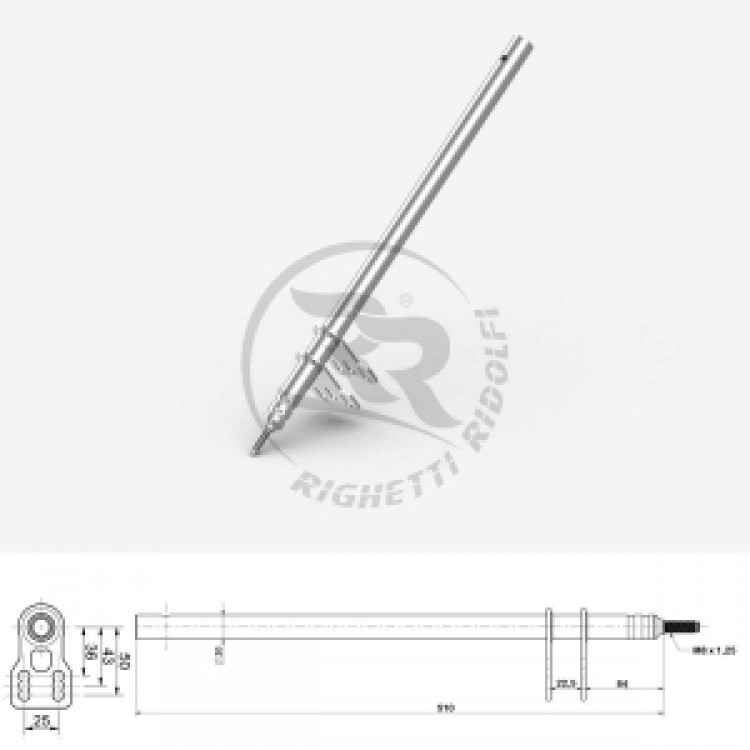 PIANTONE STERZO L.510 M 8 TIPO CRG