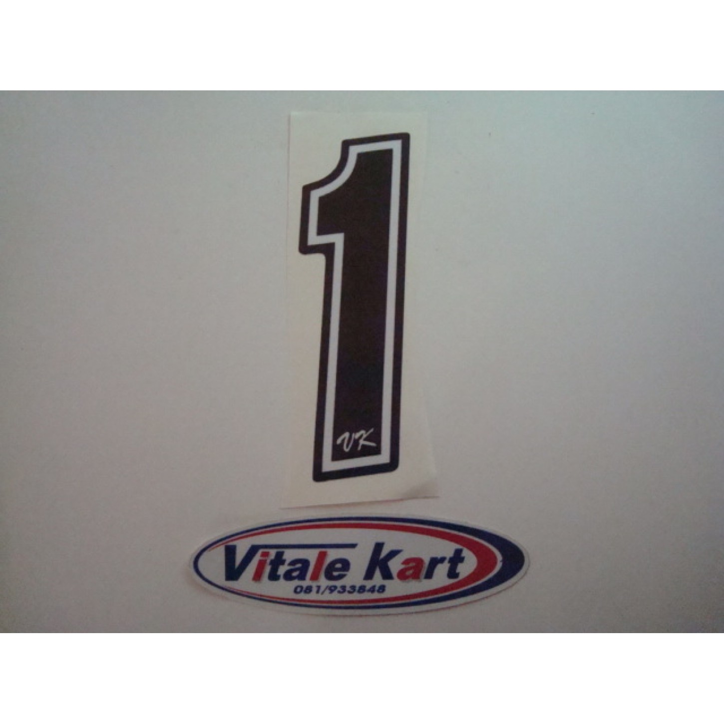 NUMERO VK "1 NERO/BIANCO