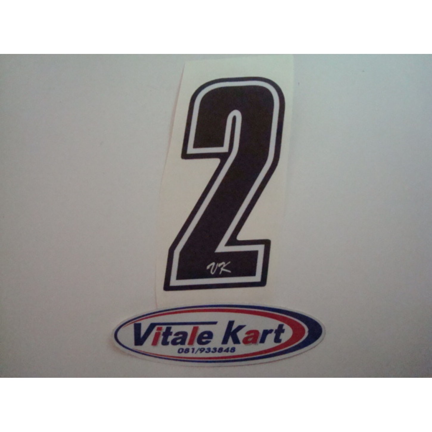 NUMERO VK "2 NERO/BIANCO