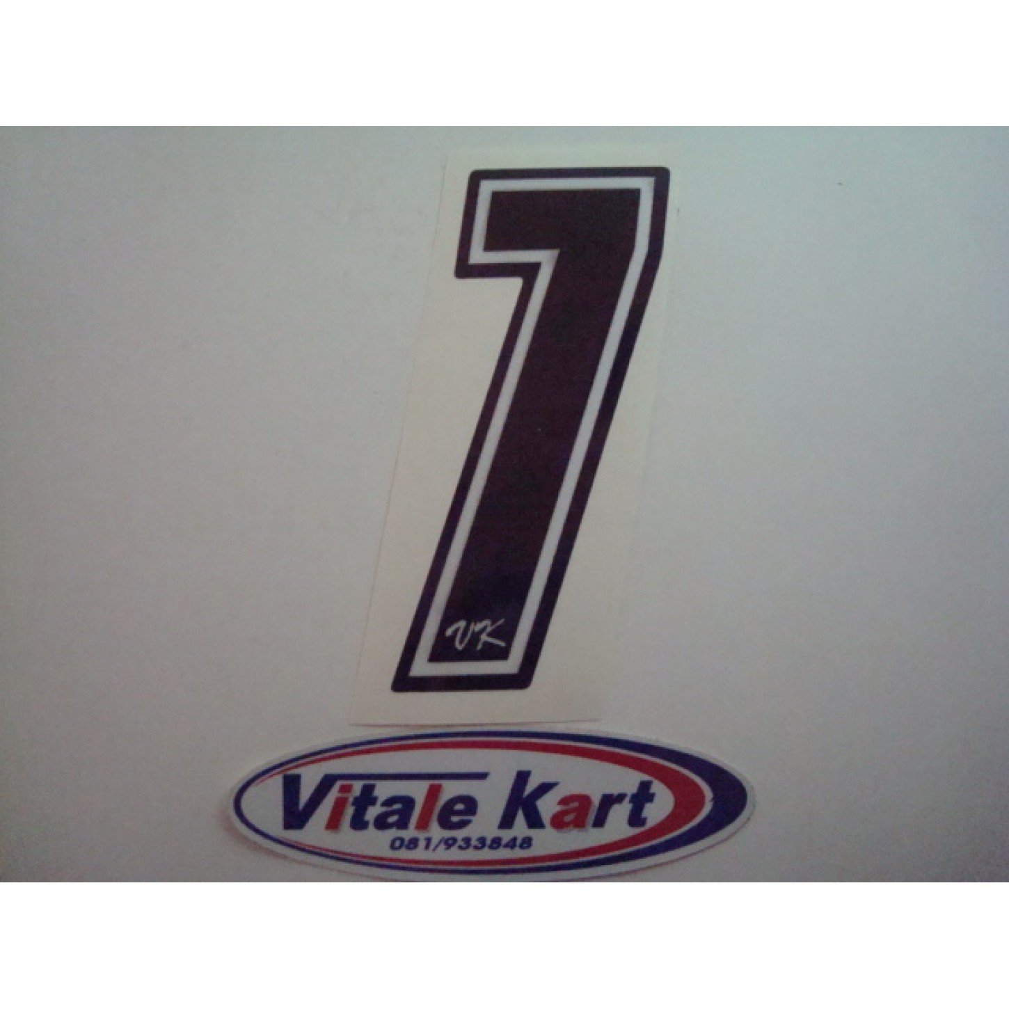 NUMERO VK "7 NERO/BIANCO