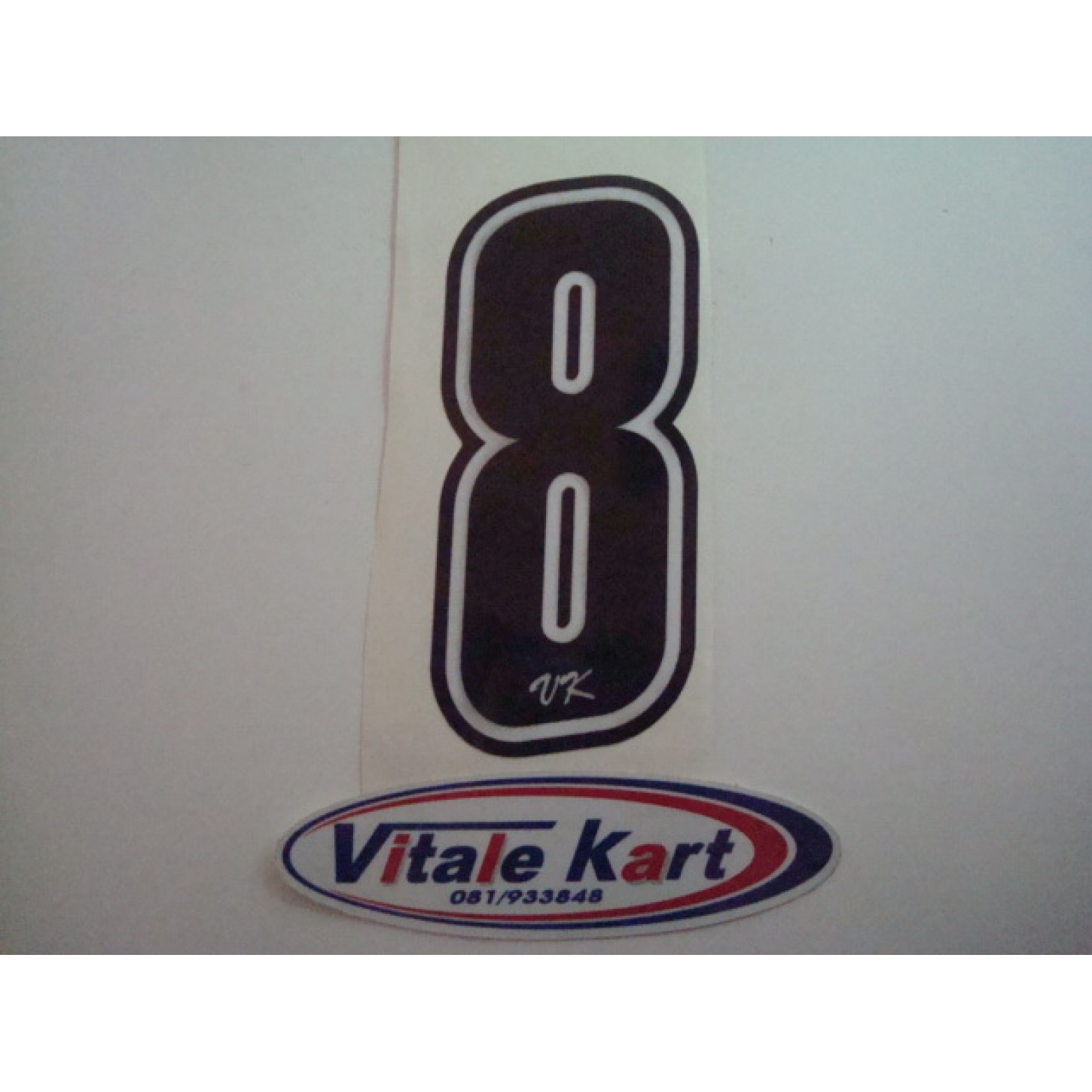 NUMERO VK "8 NERO/BIANCO