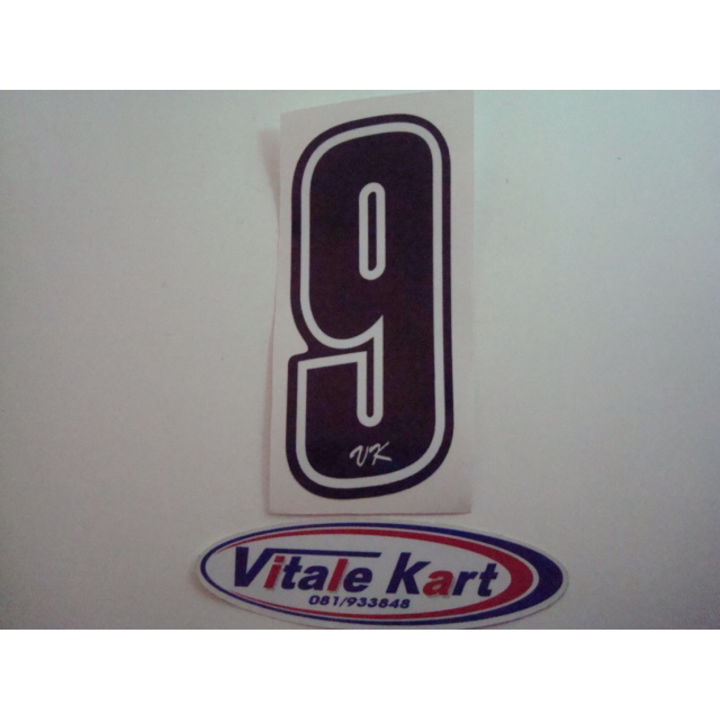 NUMERO VK "9 NERO/BIANCO