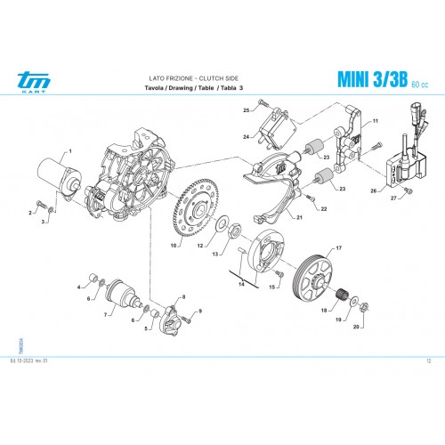 LATO FRIZIONE TM MINI 3/B GR3 2023