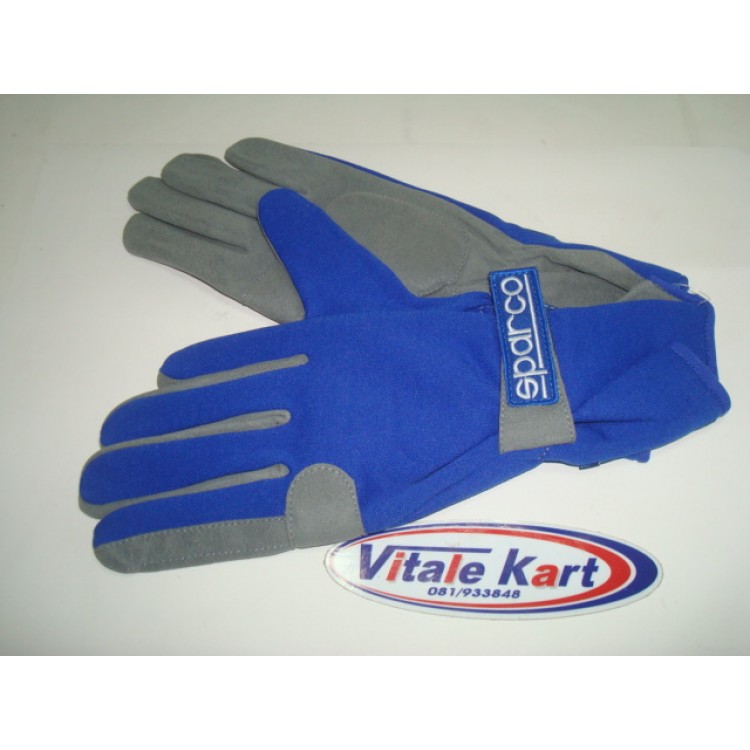 GUANTI KART MIS.6 AZZURRO SPARCO