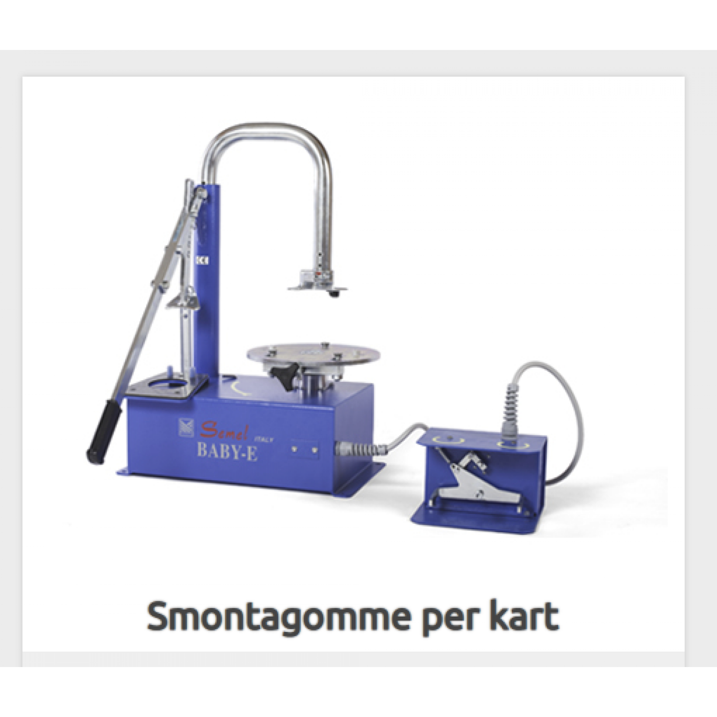 SMONTAGOMME SEMEL ELETTRICO MOD.BABY E.5/6